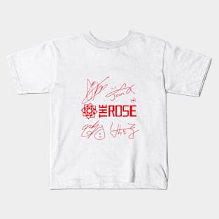 fanart signature of the group the rose Kids T-Shirt